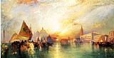 Thomas Moran Canvas Paintings - The Gate of Venice
